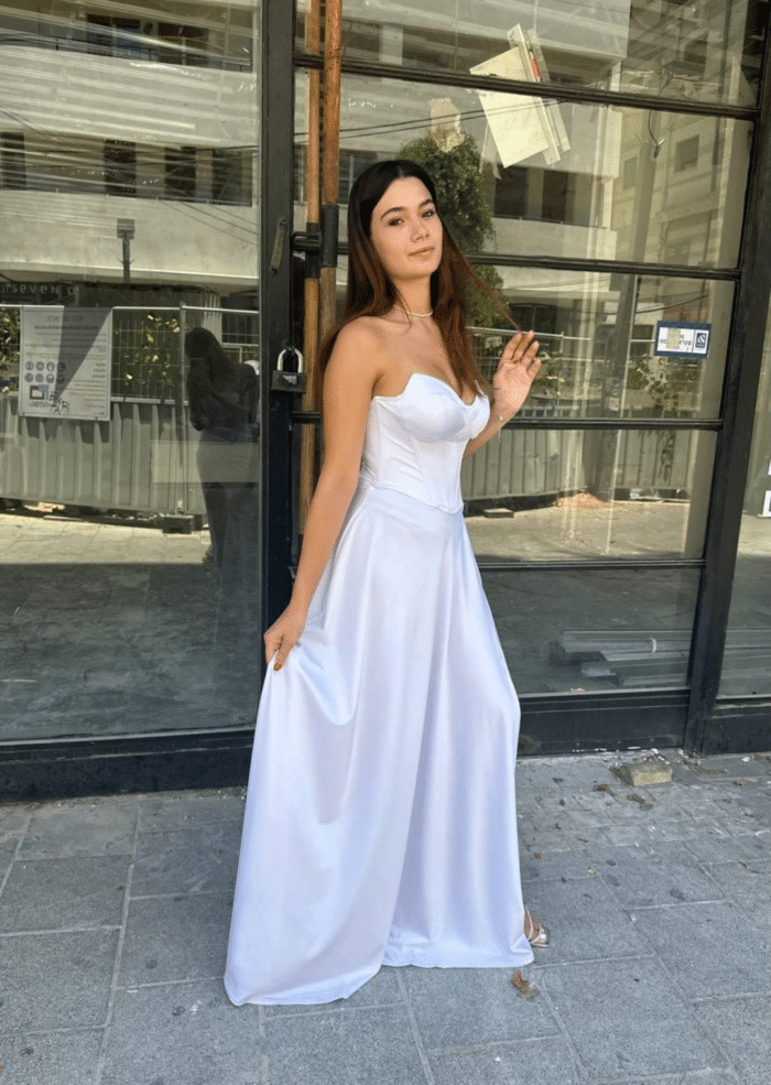 ⁦שמלת שילת בלבן⁩ – תמונה ⁦4⁩